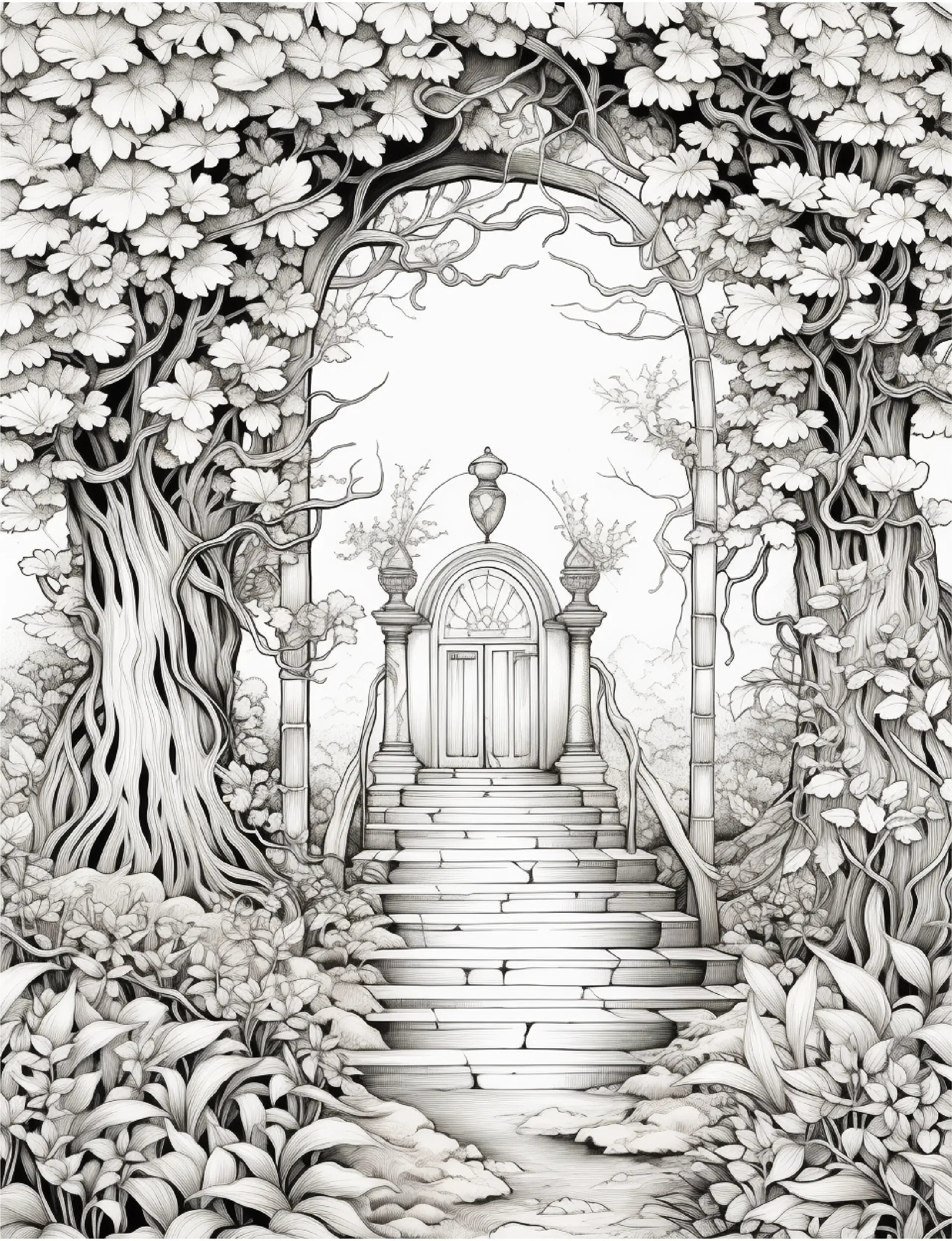 220 Secret Garden Coloring Pages - Robs Books