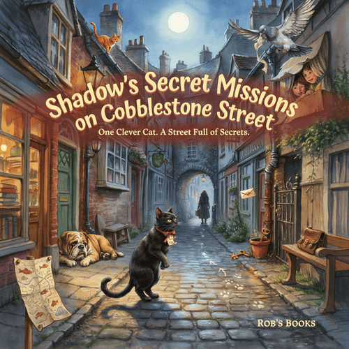 Shadow's Secret Missions on Cobblestone Street - Robs Books