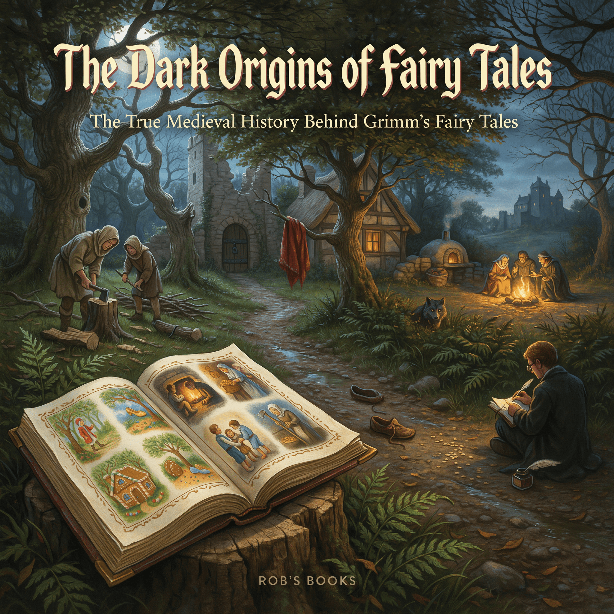 The Dark Origins of Fairy Tales: The True Medieval History Behind Grimm’s Fairy Tales - Robs Books