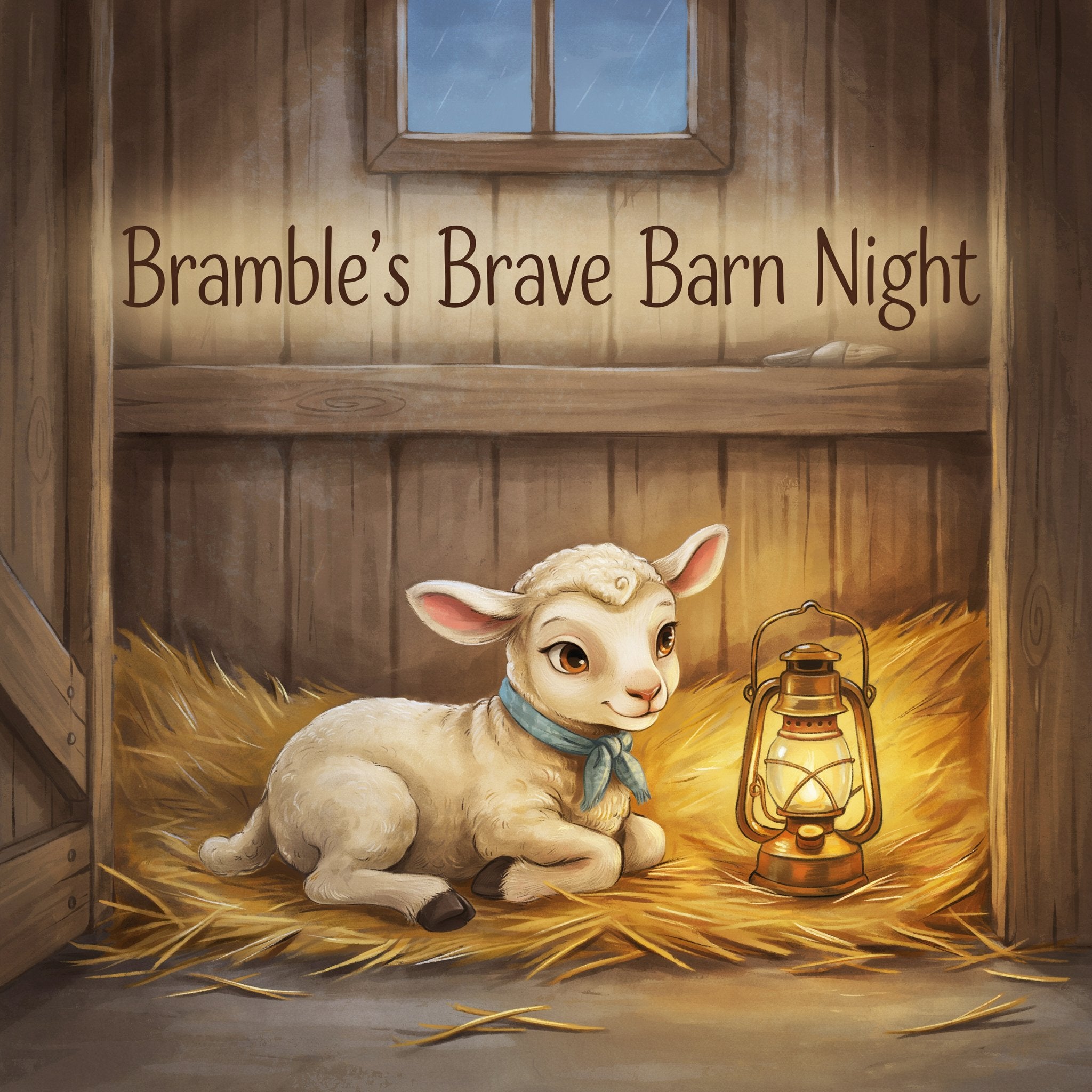 Bramble's Brave Barn Night - Farm Bedtime Adventure For Kids - Robs Books